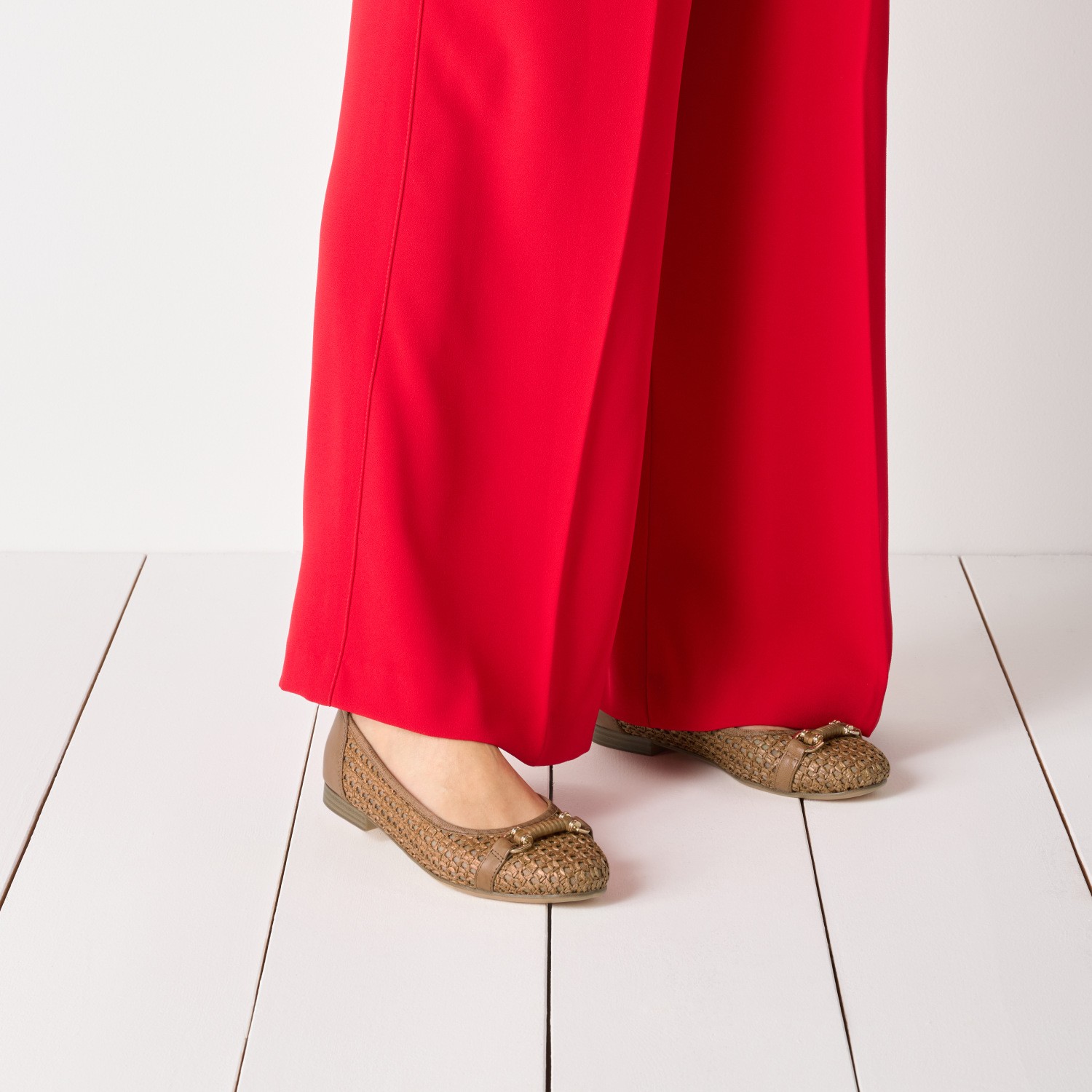 TAMARIS Balerinos moterims, Raudona, Ballerinas 6