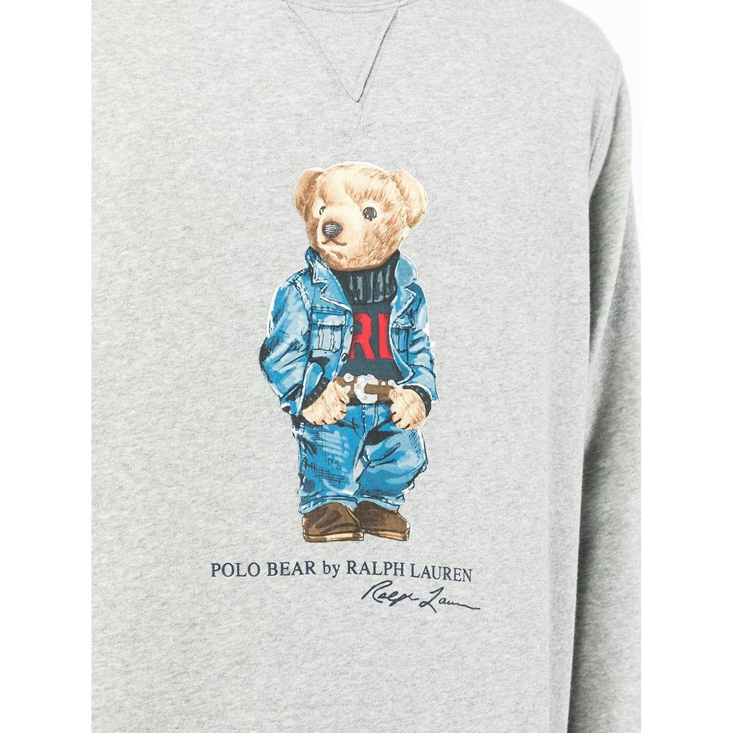 POLO RALPH LAUREN Sportinis nertinis vyrams, Pilka, Long sleeve sweatshirt 4