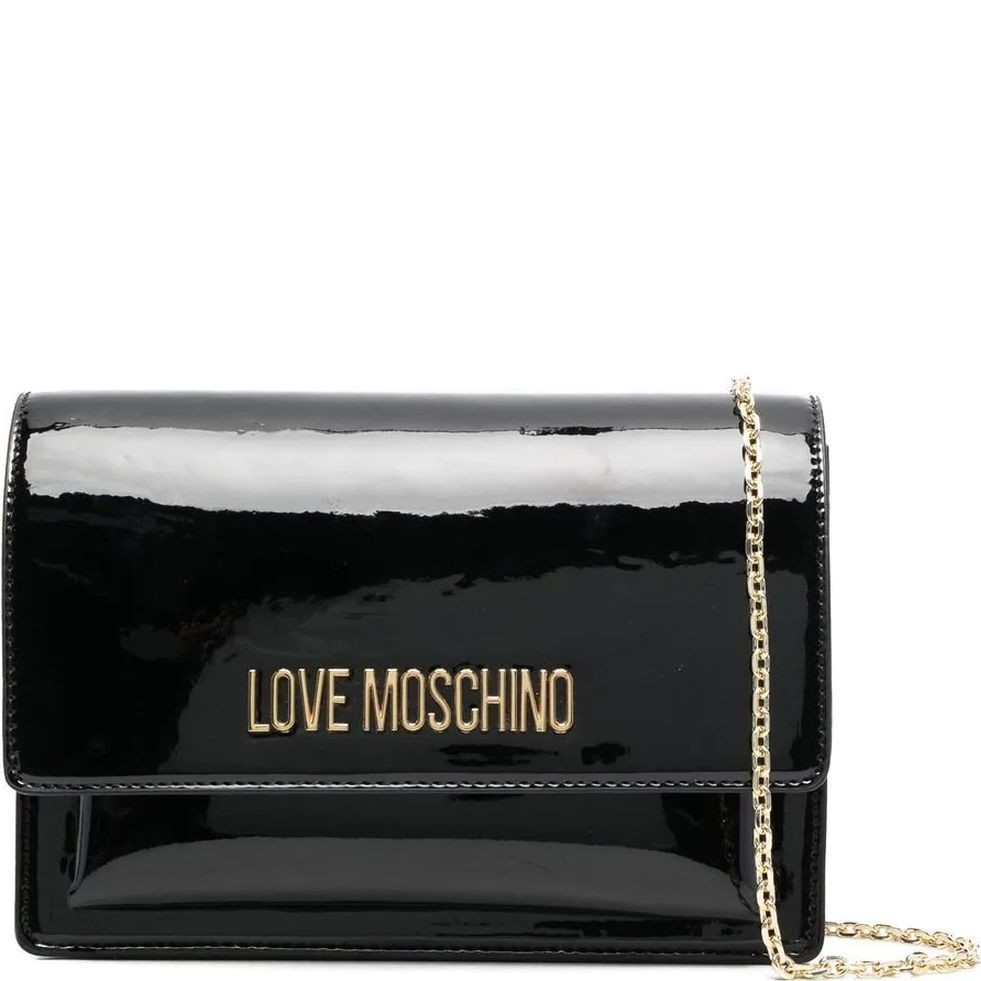 LOVE MOSCHINO Rankinė per petį moterims, Juoda, Crossbody 1
