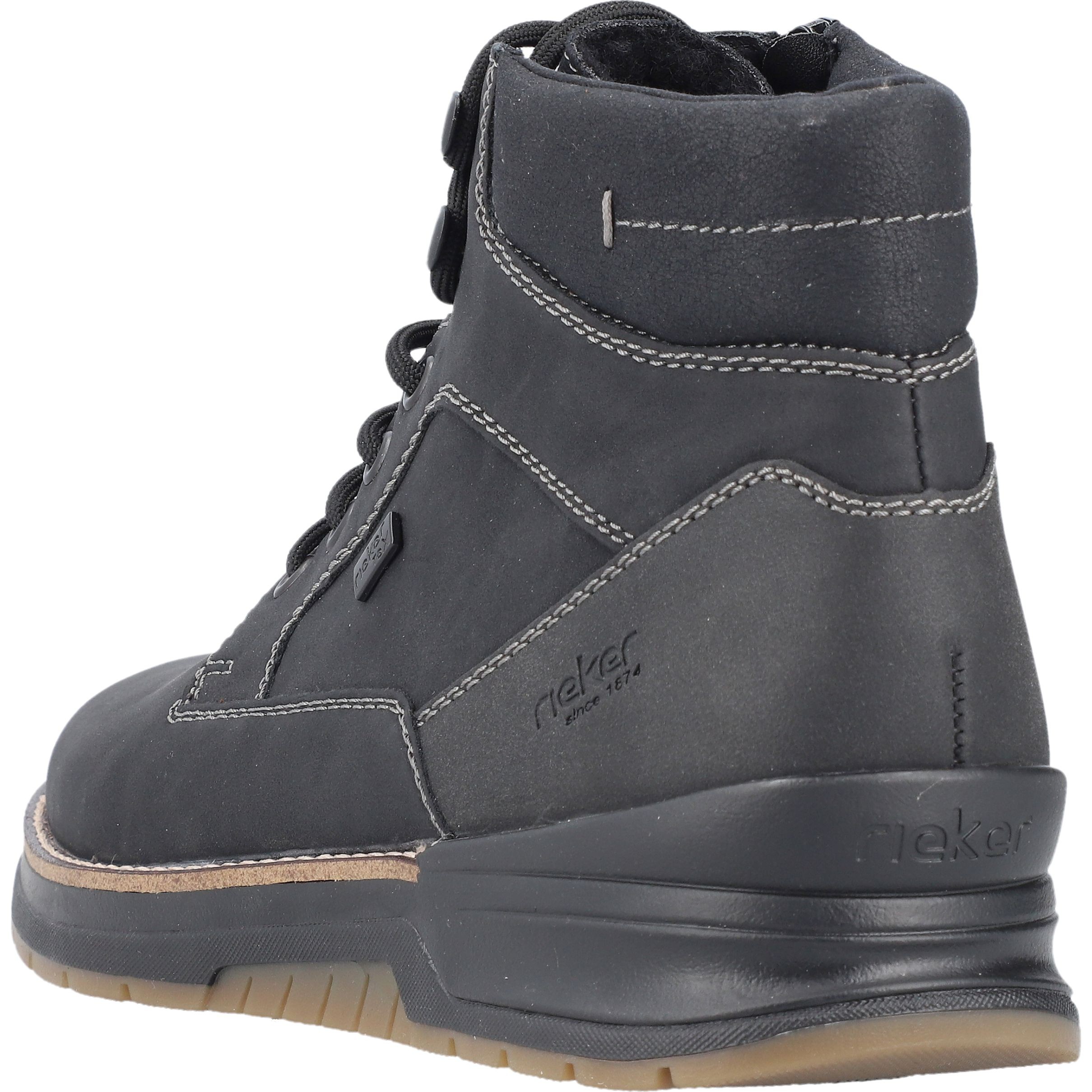 RIEKER Aulinukai vyrams, Juoda, Men's boots 7