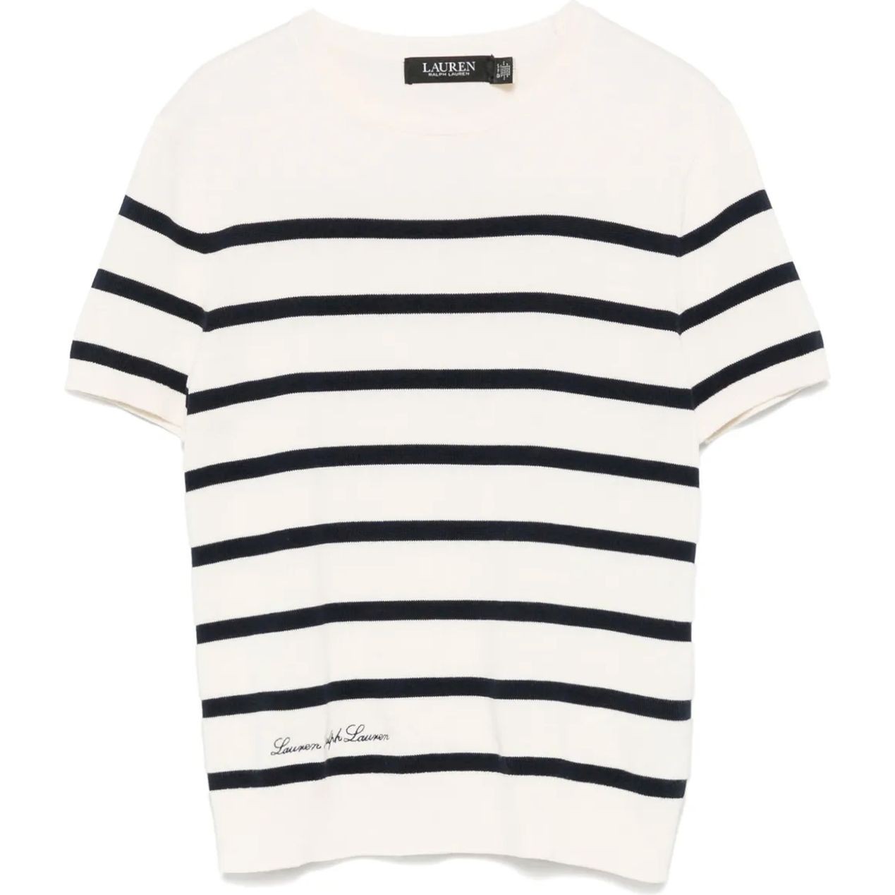 LAUREN RALPH LAUREN Megztinis moterims, Smėlio, Eyelah short sleeve pullover