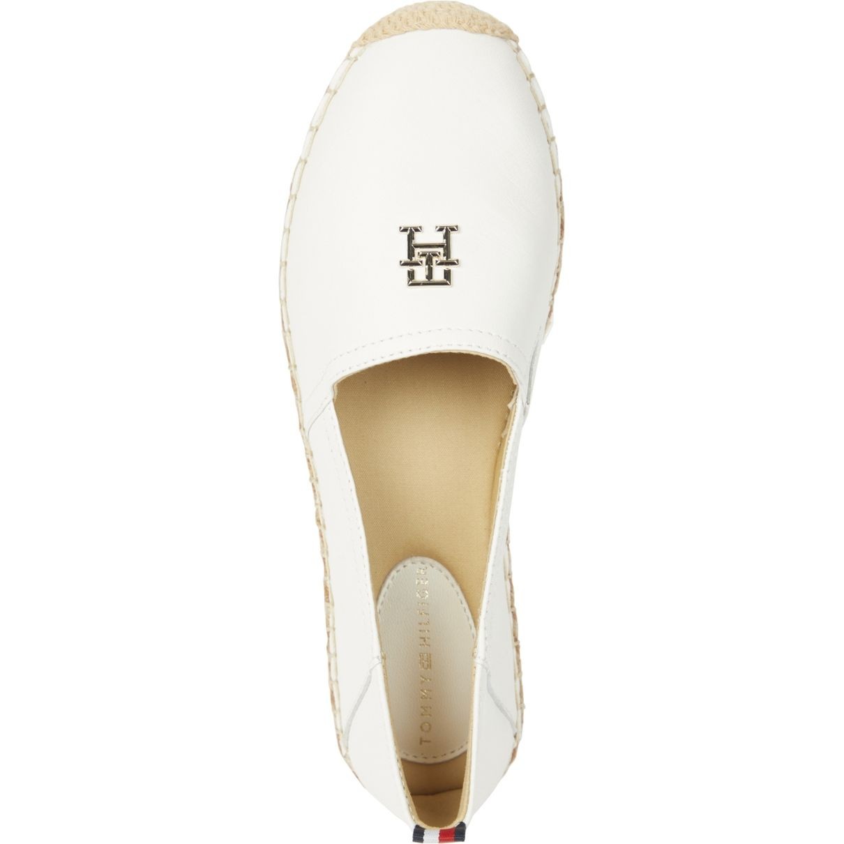 TOMMY HILFIGER Espadrilės moterims, Smėlio, Flat espadrille 3