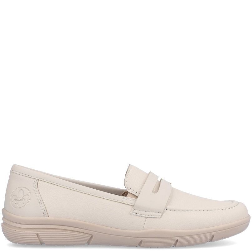 RIEKER Loaferiai moterims, Smėlio, LOAFERS 2