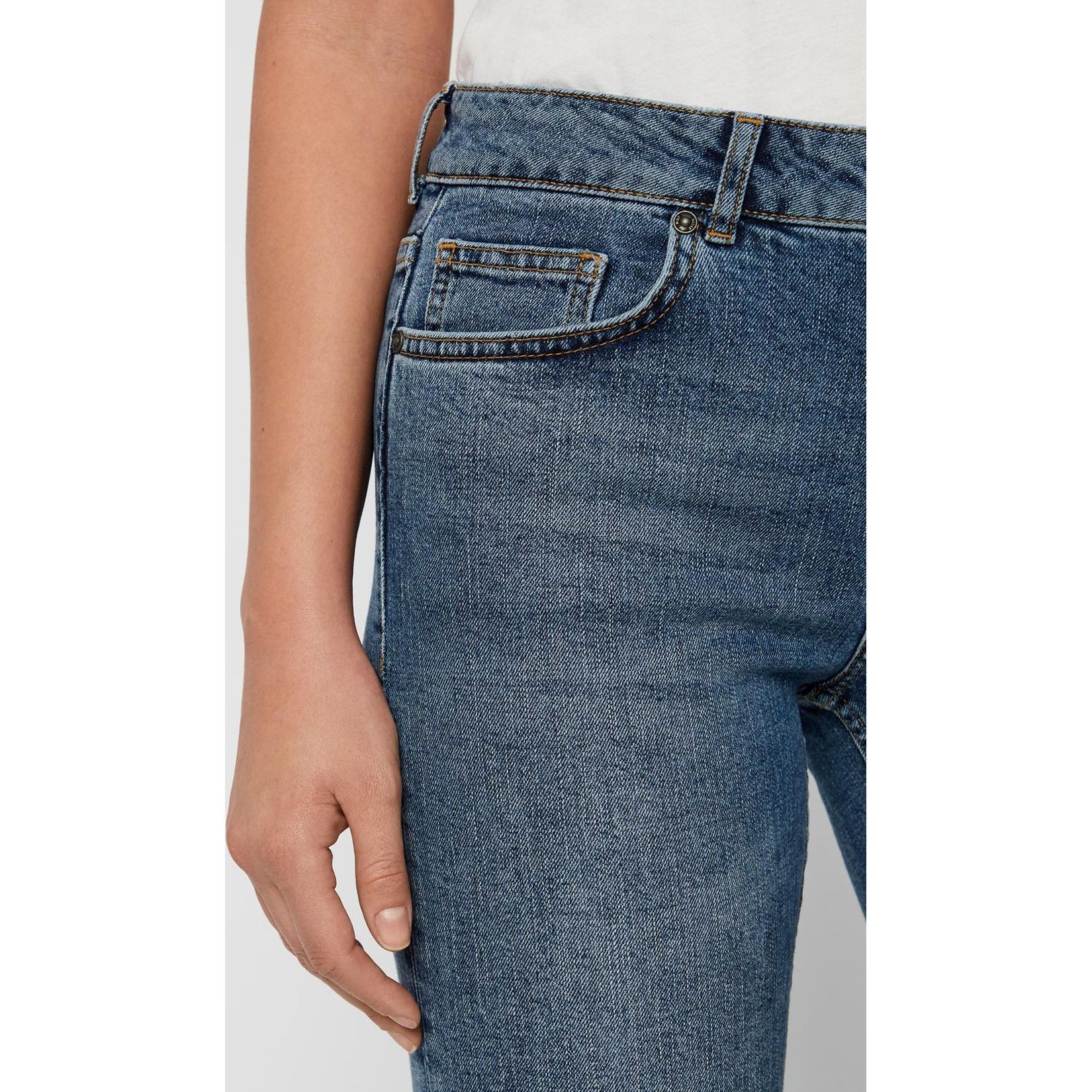 NOISY MAY Tiesūs džinsai moterims, Mėlyna, NMJENNA NW STRAI 6