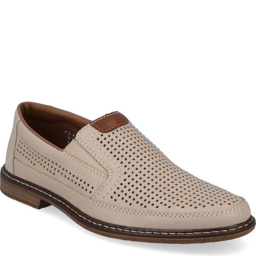 RIEKER Klasikiniai batai vyrams, Smėlio, FORMAL 1