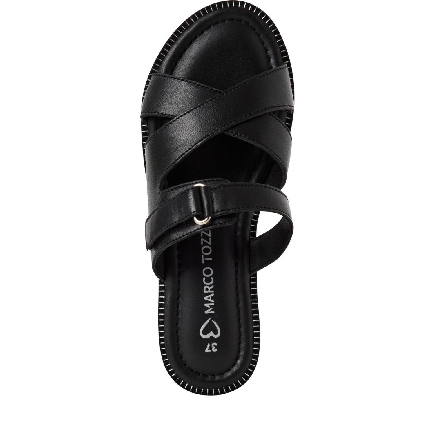 MARCO TOZZI Klumpės moterims, Juoda, Mules 5