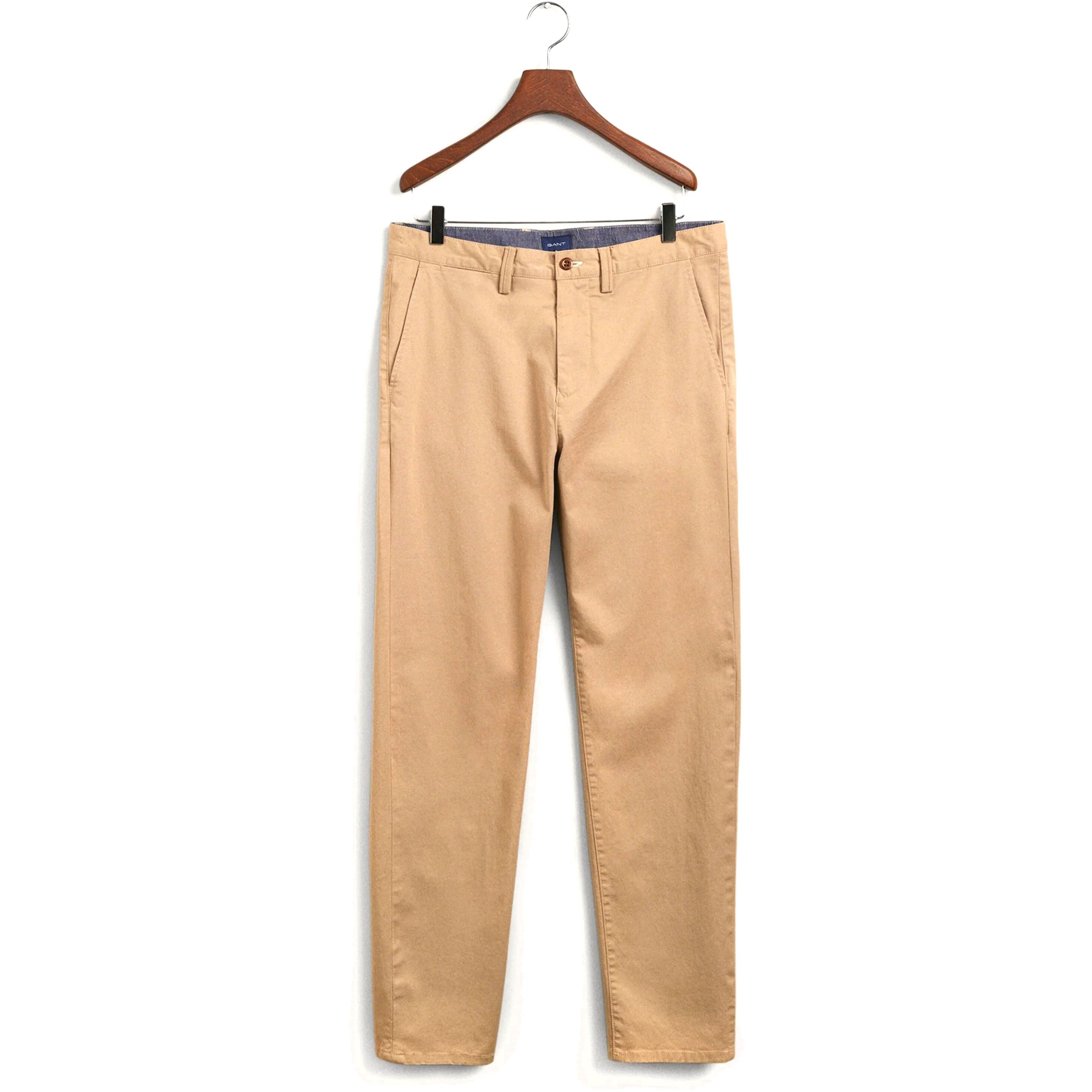 GANT Kelnės vyrams, Khaki, ALLISTER TWILL 1