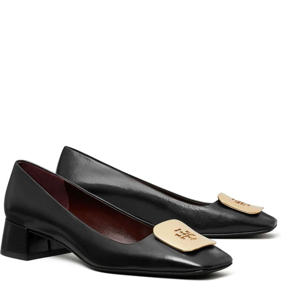 TORY BURCH Aukštakulniai moterims, Juoda, Georgia pump 35mm 2