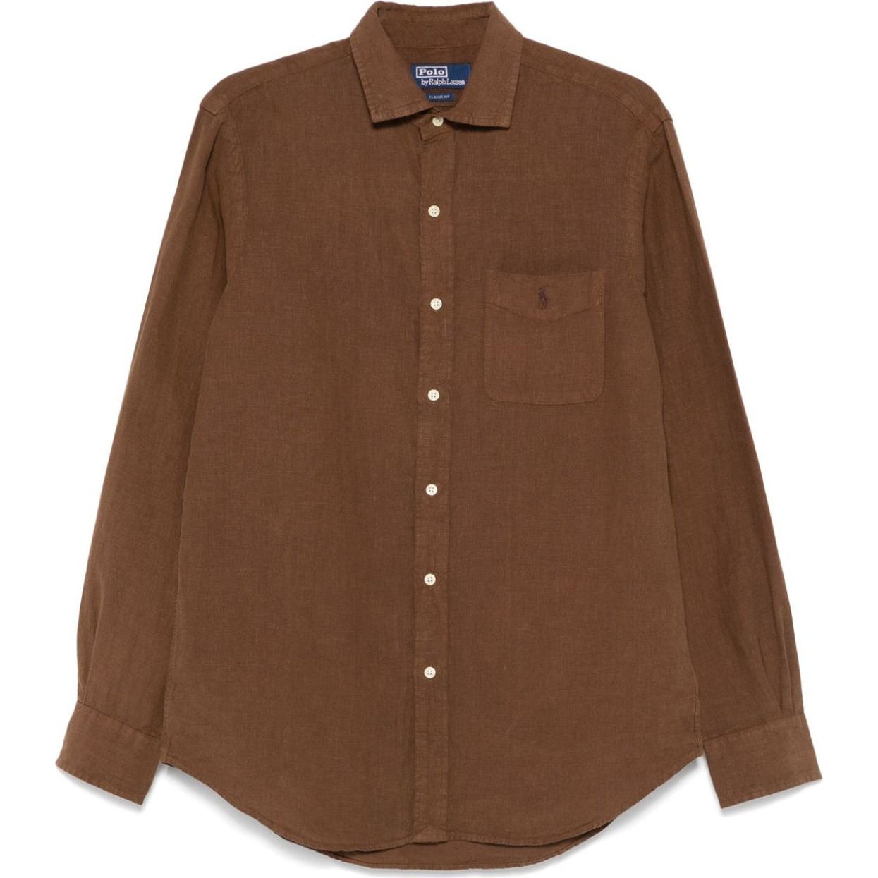 POLO RALPH LAUREN Marškiniai ilgomis rankovėmis vyrams, Ruda, Long sleeve shirt