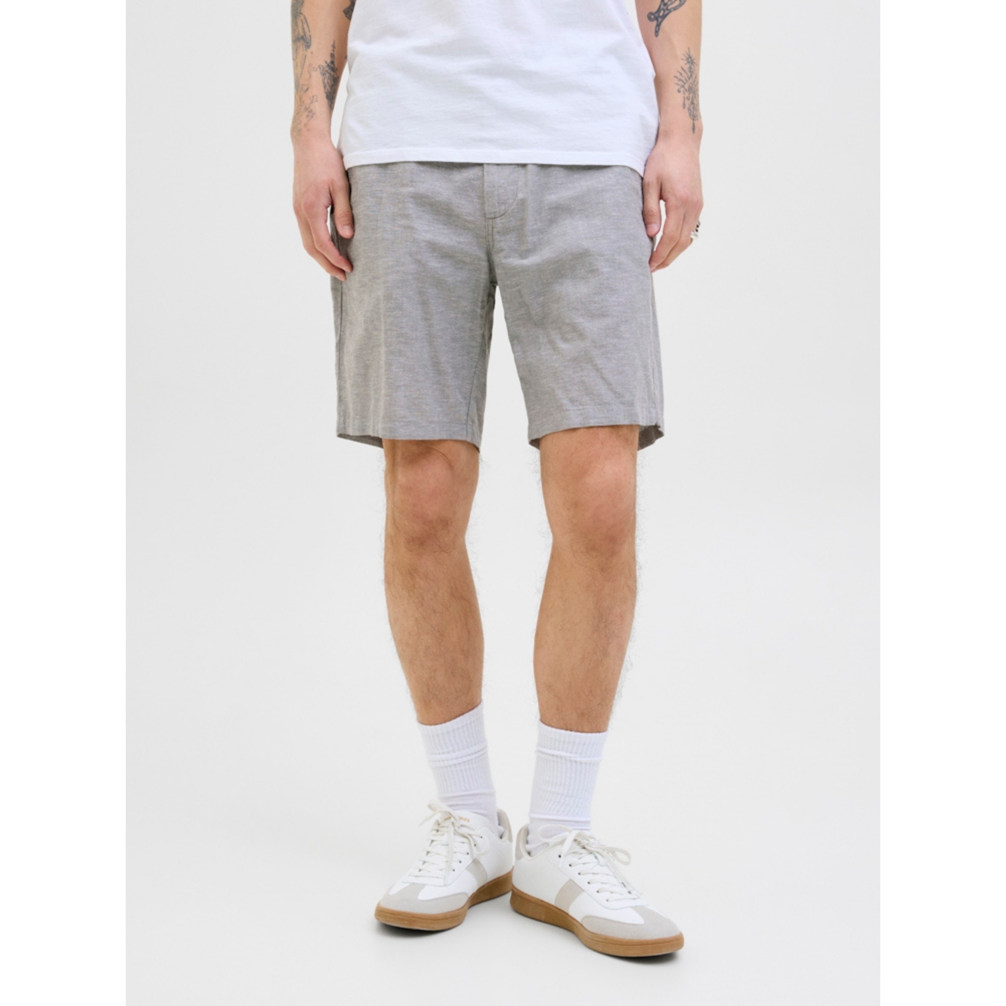 JACK & JONES Šortai vyrams, Gray, Stace summer short 3