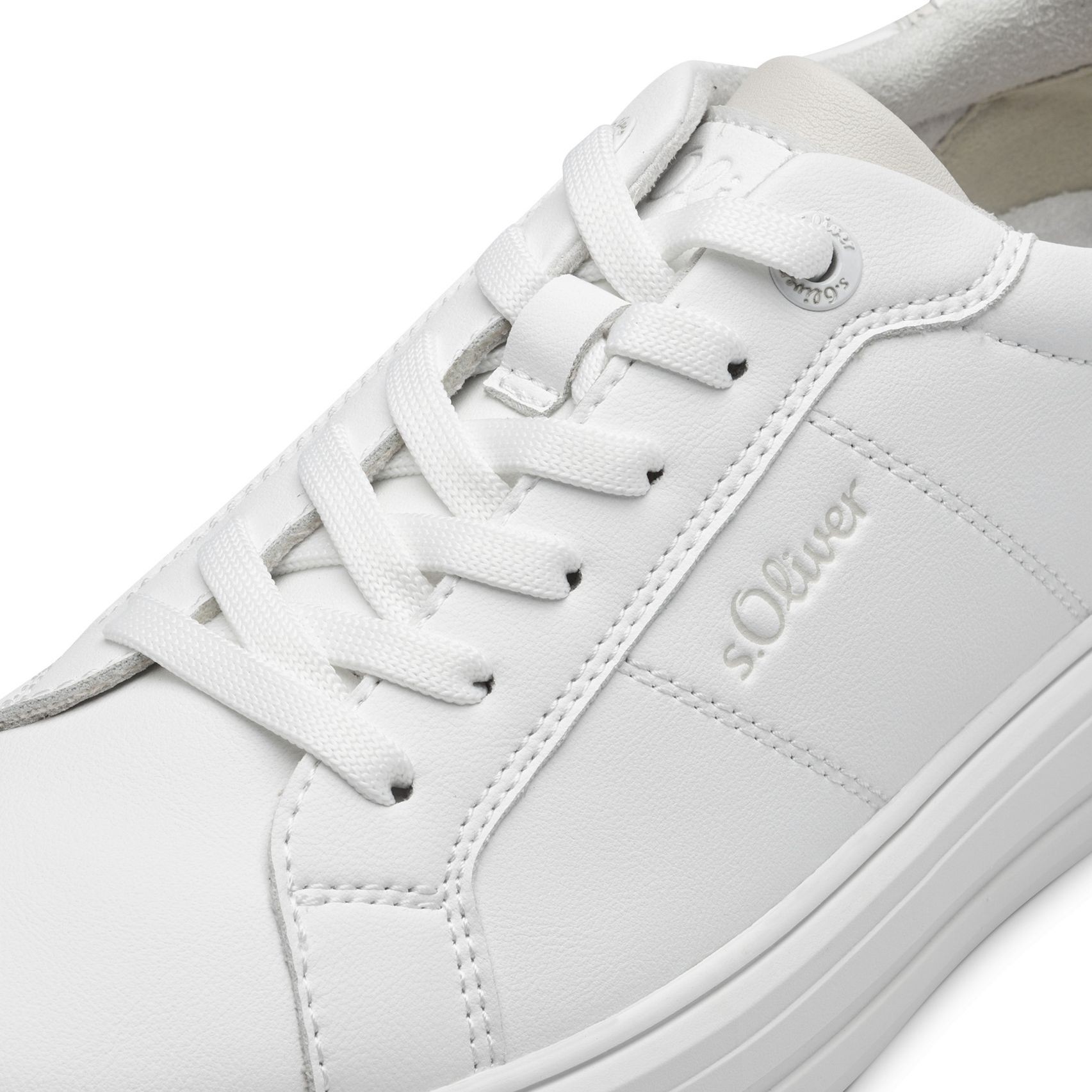 S.OLIVER Laisvalaikio bateliai moterims, Balta, LEISURE 6