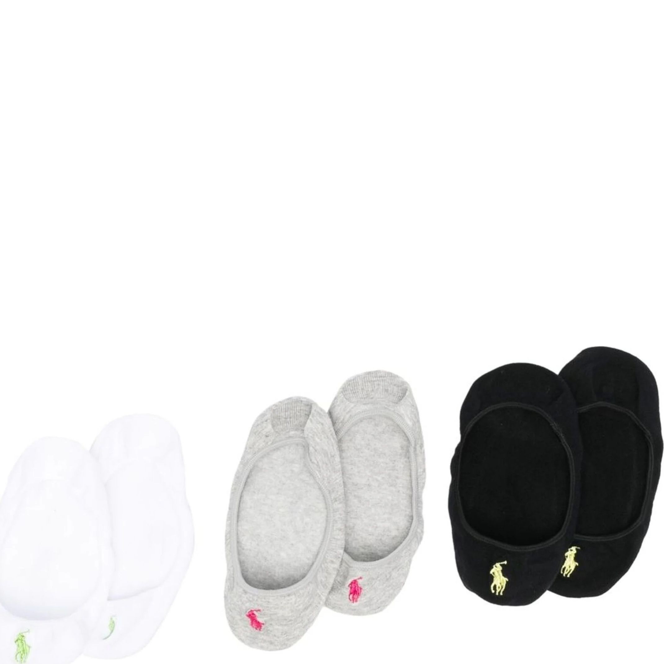 POLO RALPH LAUREN UW Kojinės moterims, Balta, Ultra low 3-pack socks 1