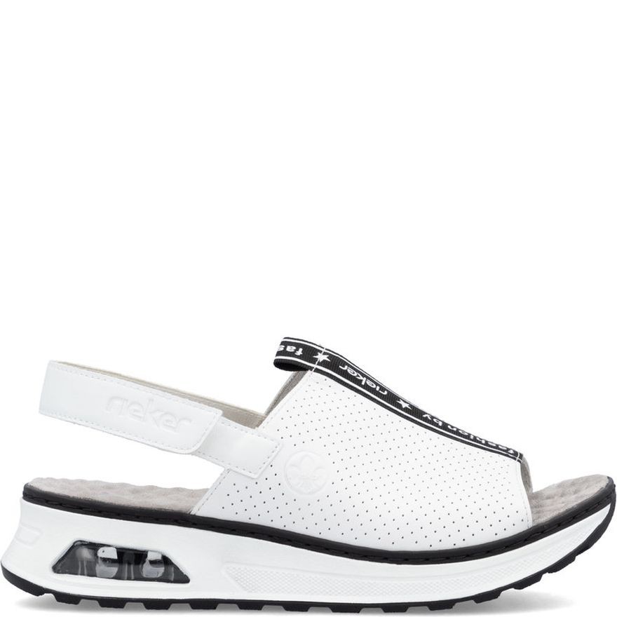 RIEKER Basutės moterims, Balta, Sandals 2