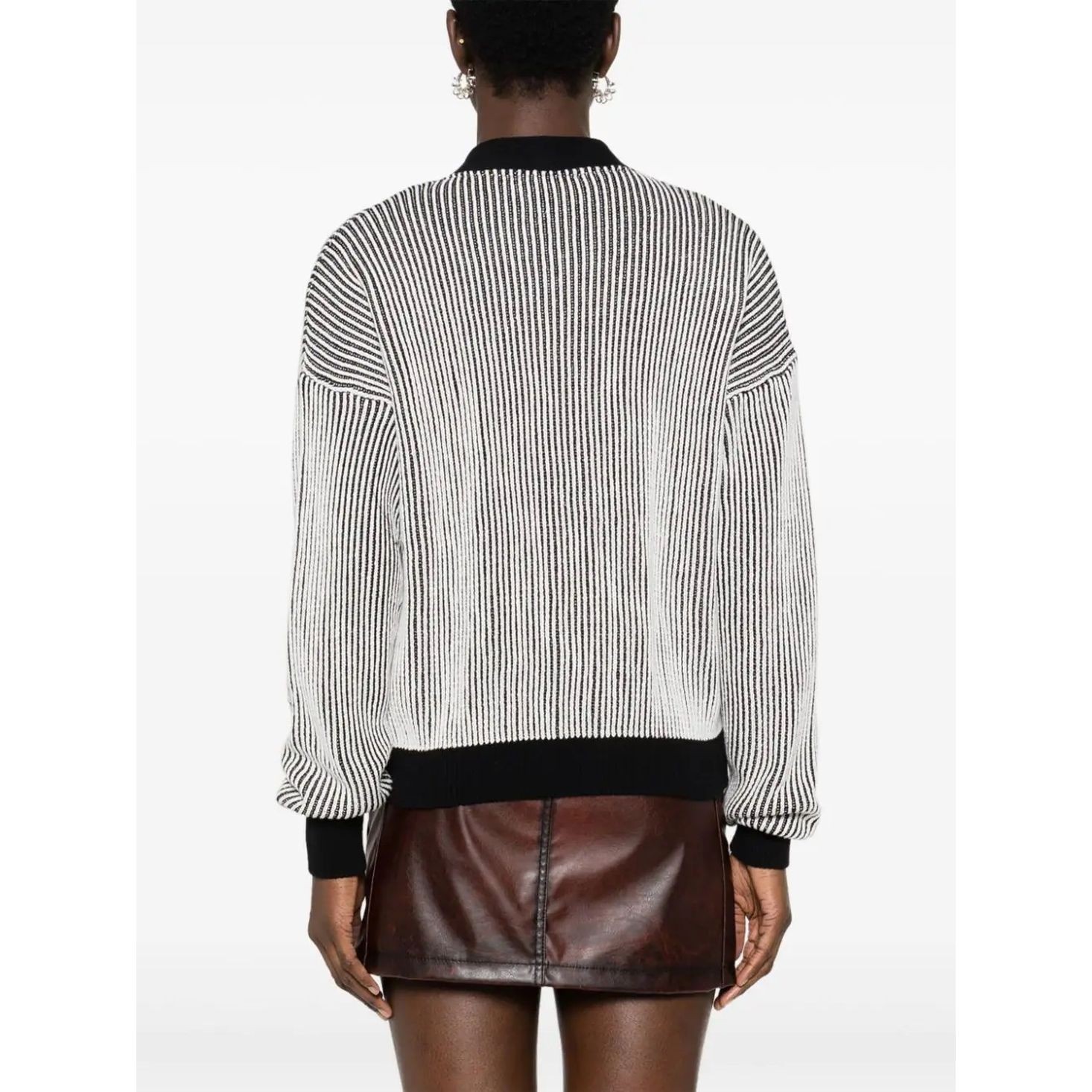 DKNY Kardiganas moterims, Juoda, Trnsfr rib cardigan 3