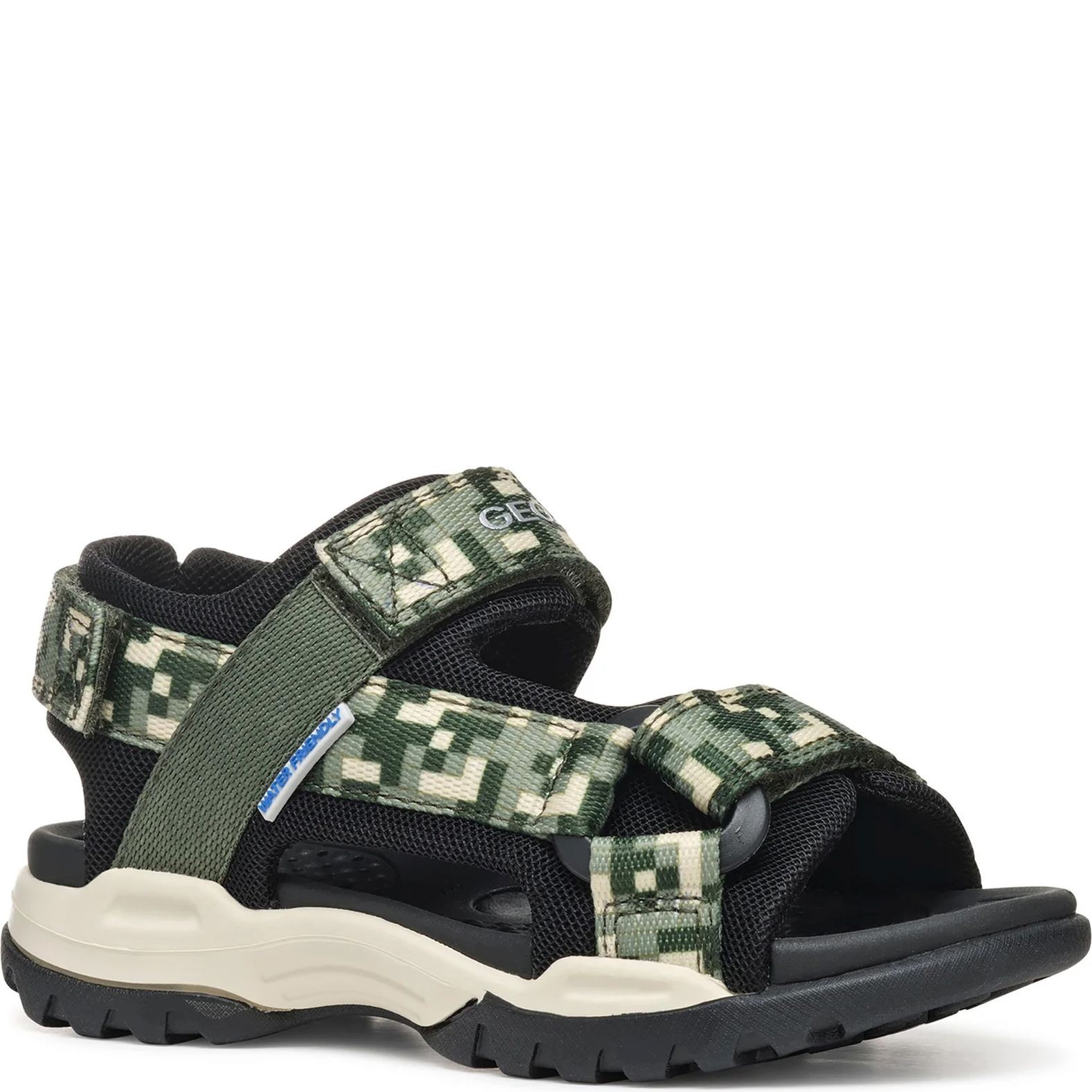 GEOX Basutės berniukams, Žalia, Borealis sandals 1