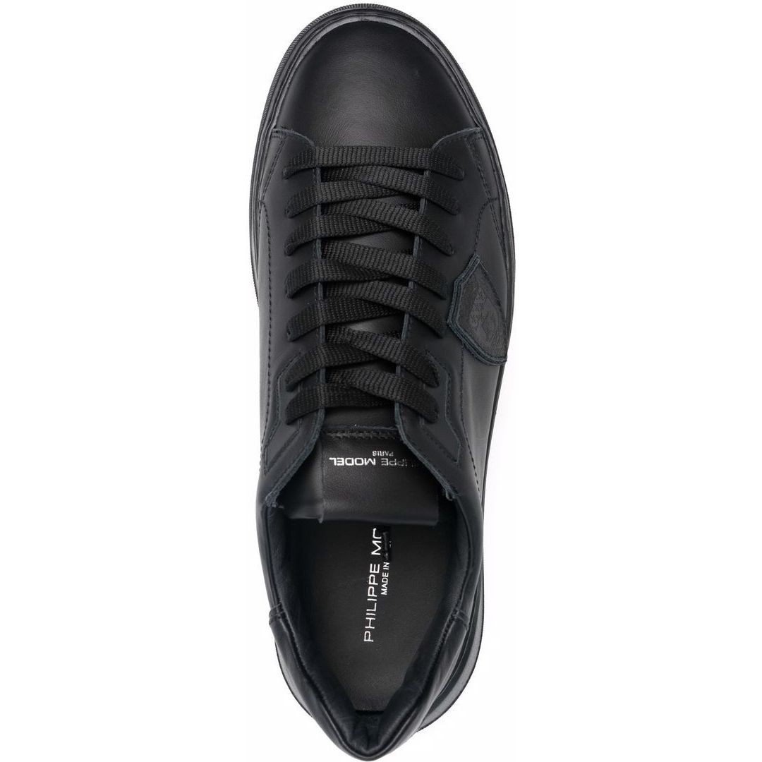 PHILIPPE MODEL Sportiniai bateliai vyrams, Juoda, Temple low man sneaker 4