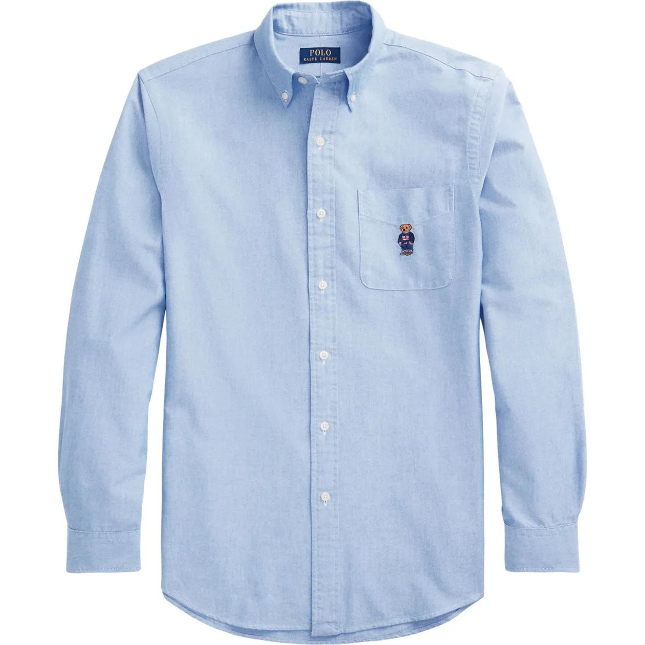 POLO RALPH LAUREN Marškiniai ilgomis rankovėmis vyrams, Mėlyna, Long sleeve shirt