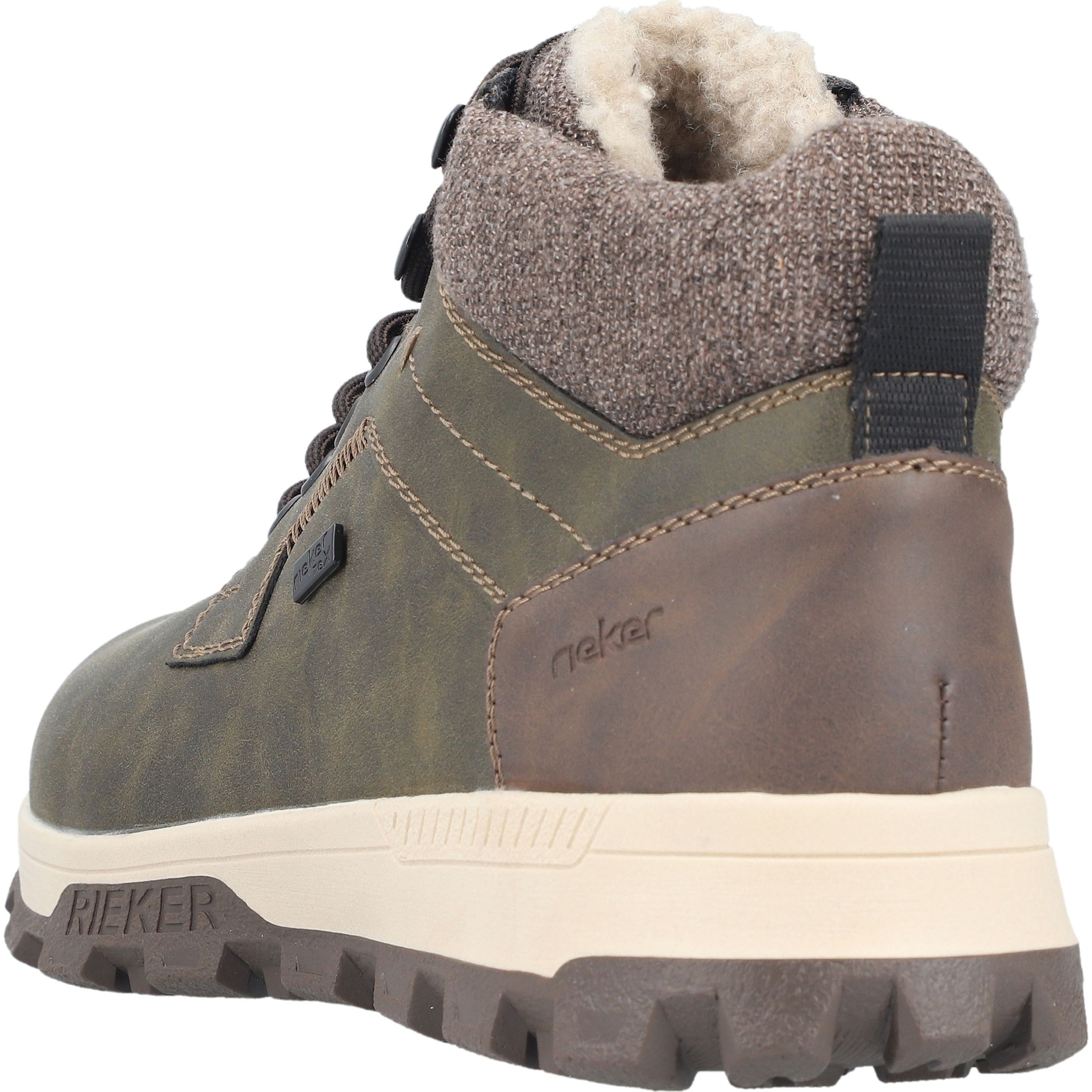 RIEKER Aulinukai vyrams, Žalia, Men's boots 7