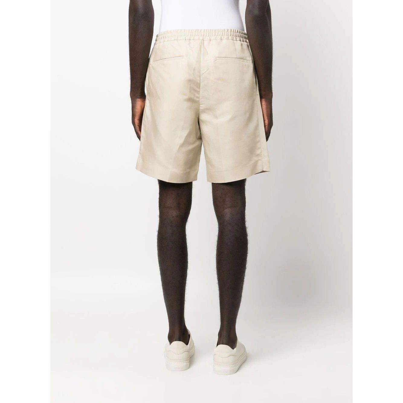 J.LINDEBERG Šortai vyrams, Smėlio, Baron tencel linen shorts 3