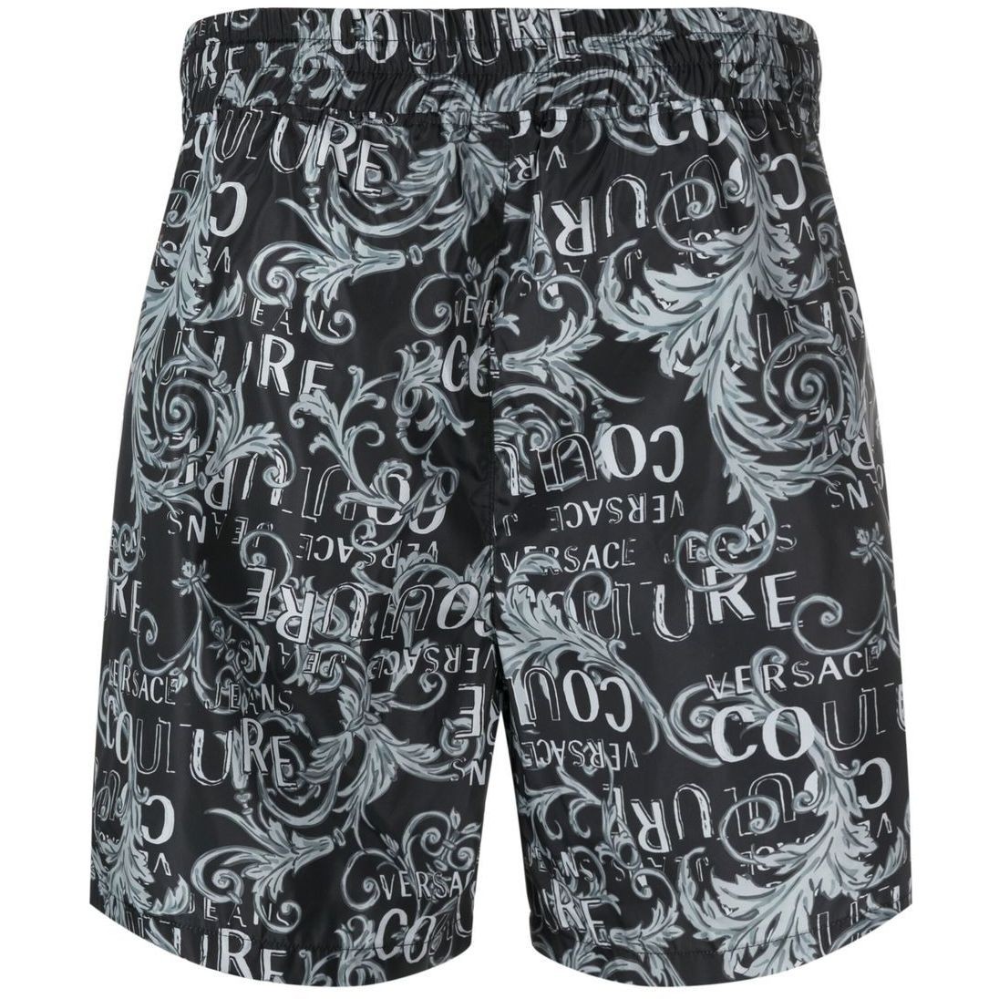VERSACE JEANS CUTURE Šortai vyrams, Pilka, Couture print shorts 2