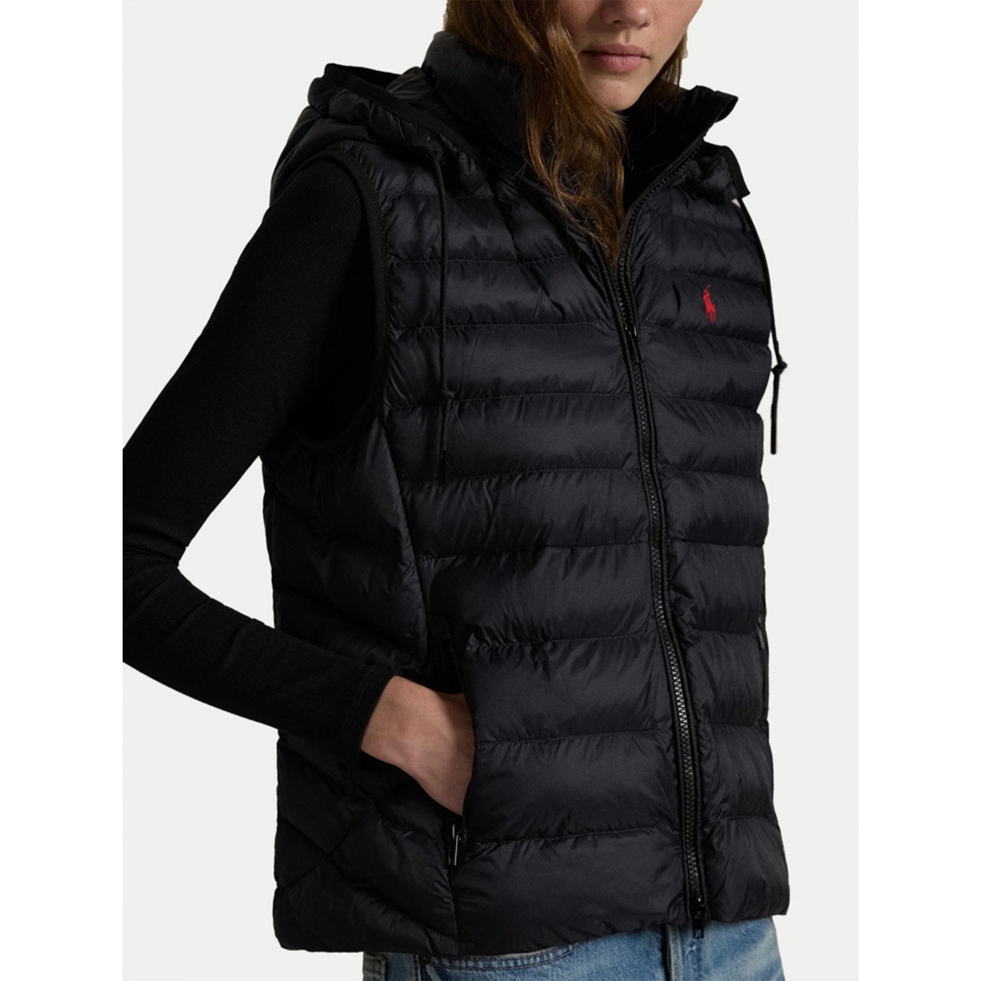 POLO RALPH LAUREN Liemenė moterims, Juoda, Insulated vest 3