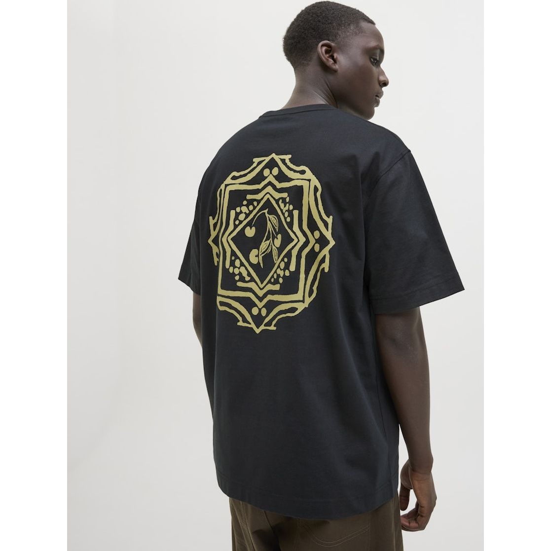 JACK & JONES Marškinėliai vyrams, Juoda, Paros easter sketch tee 6