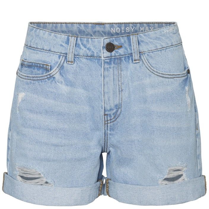 NOISY MAY Šortai moterims, Mėlyna, NMSMILEY NW DEST SHOR 1