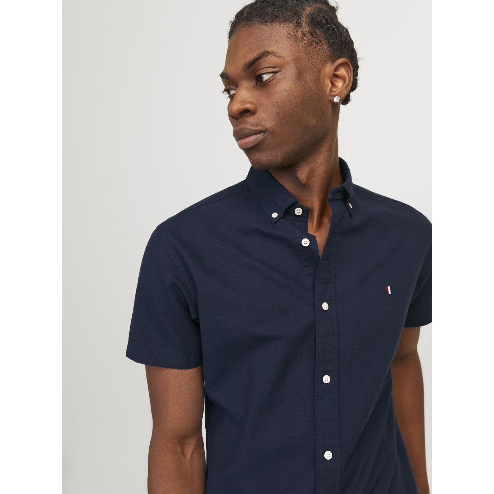 JACK & JONES Marškiniai vyrams, Mėlyna, Jprblusummer shirts 7