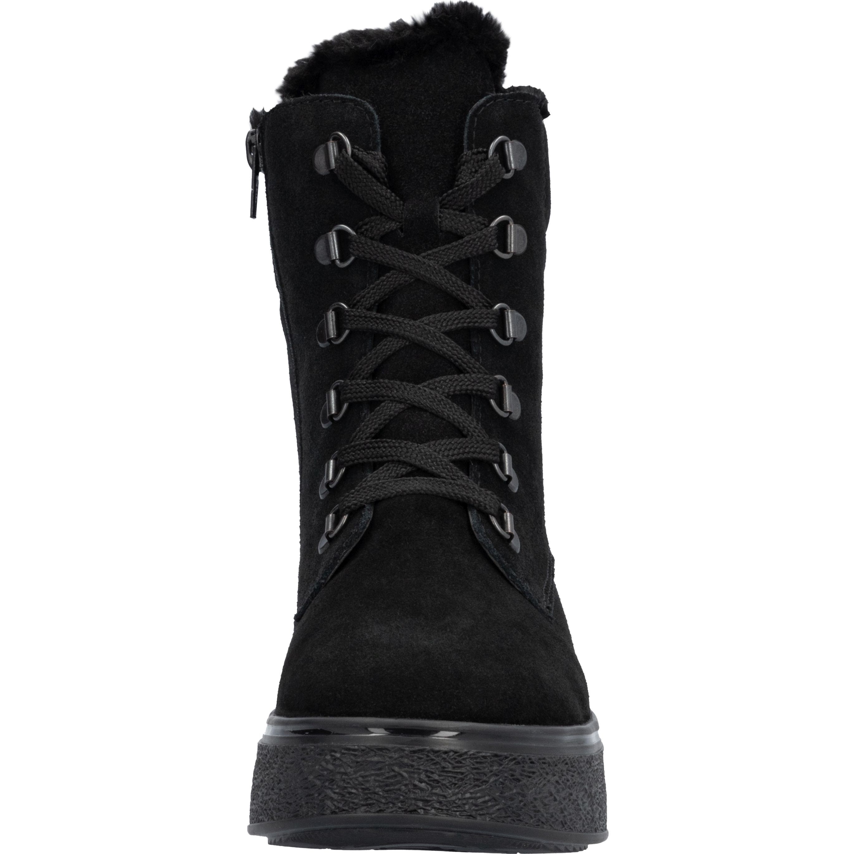 RIEKER Aulinukai moterims, Juoda, Ladies mid height boots 8