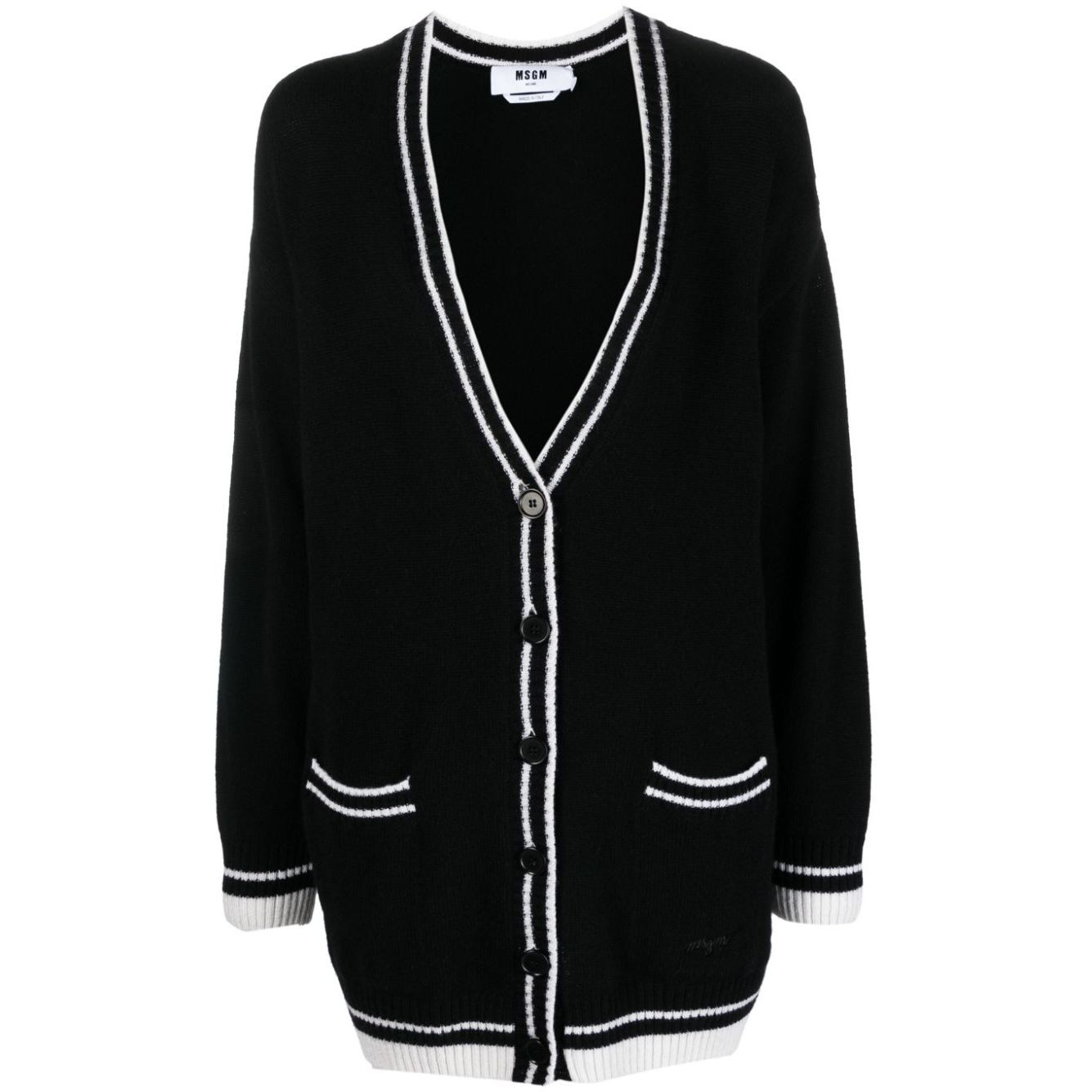 MSGM Megztinis moterims, Juoda, Sweater