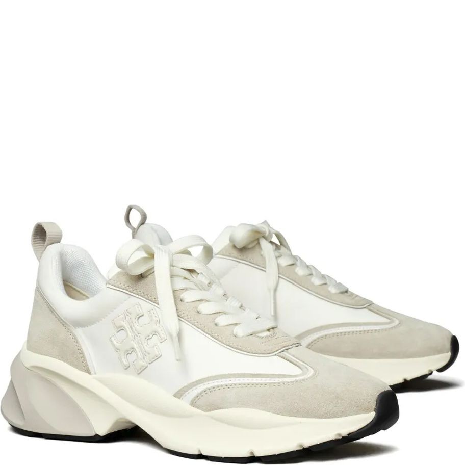 TORY BURCH Laisvalaikio bateliai moterims, Balta, Good luck trainer 2