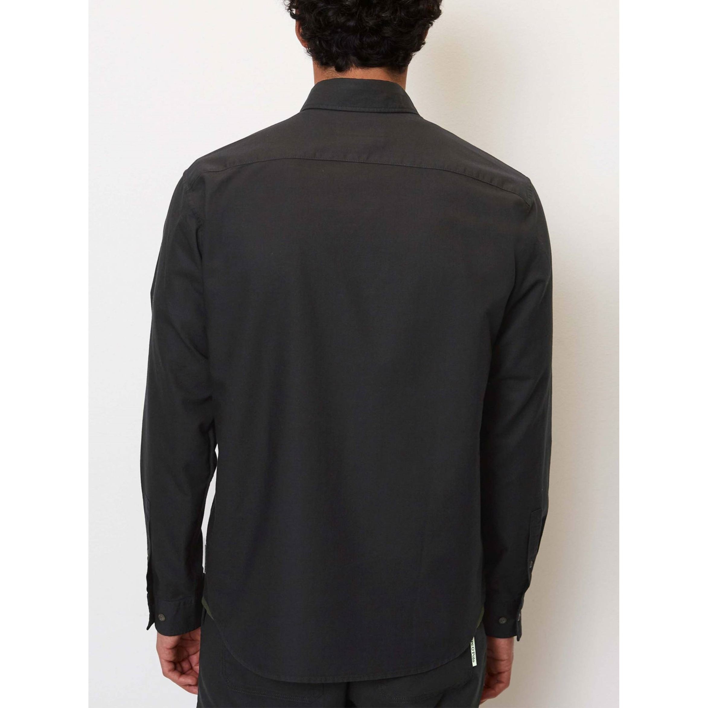 MARC O'POLO Marškiniai vyrams, Juoda 3