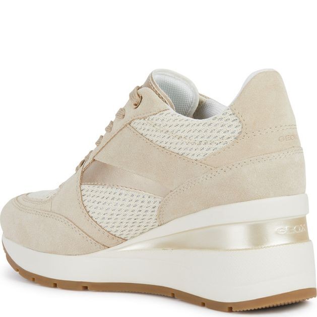 GEOX Laisvalaikio bateliai moterims, Smėlio, Zosma sneakers 3
