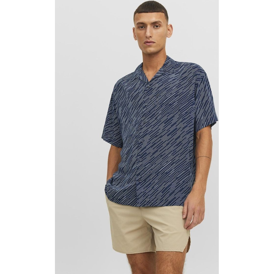JACK & JONES Marškiniai vyrams, Navy, JCOENERGY REGGIE RES 2