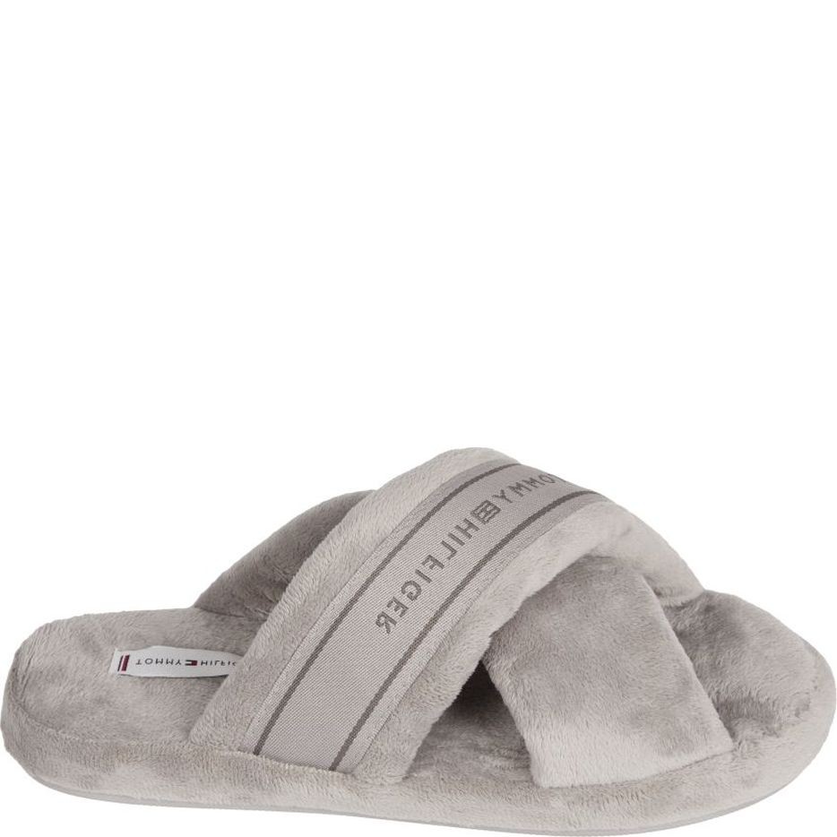 TOMMY HILFIGER Namų šlepetės moterims, Pilka, COMFY HOME SLIPPERS WISTRAPS 2