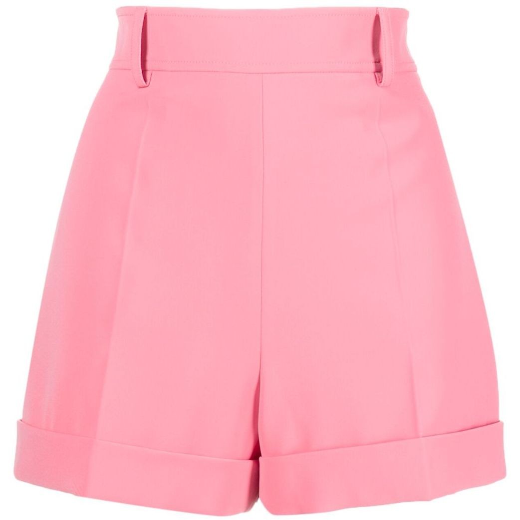 MOSCHINO Šortai moterims, Rožinė, High waist shorts