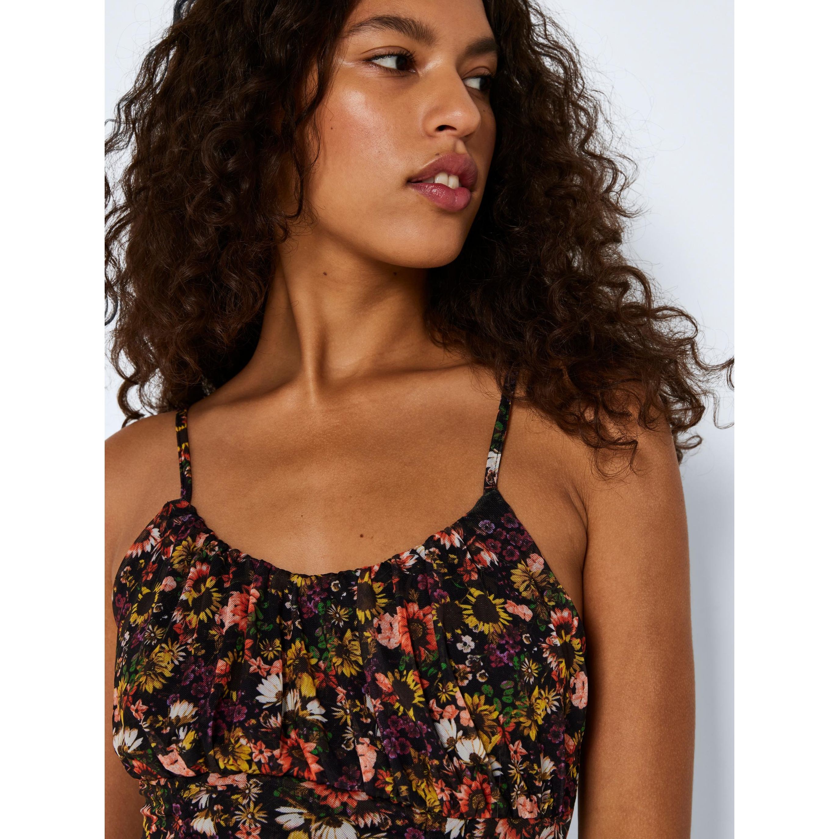 NOISY MAY Mini suknelė moterims, Juoda, NMJUDITH S/L BABYDOLL 5