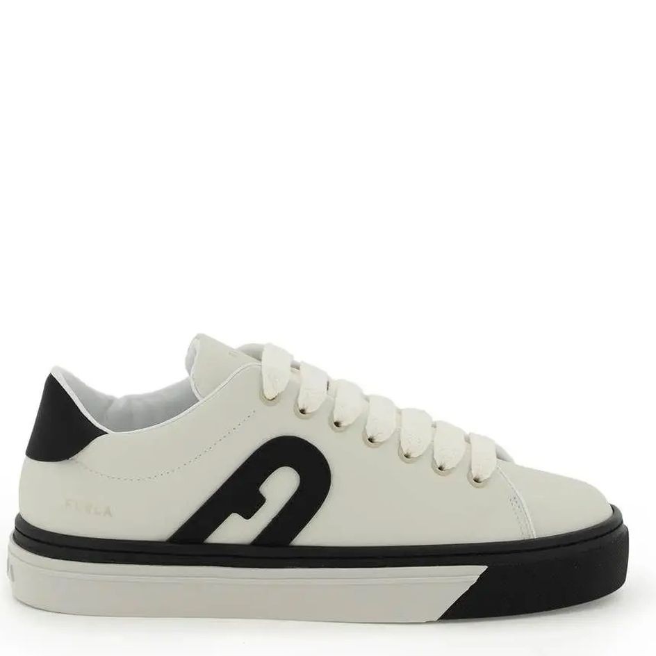 FURLA Sportiniai bateliai moterims, Balta, Furla joy lace-up sneaker 2