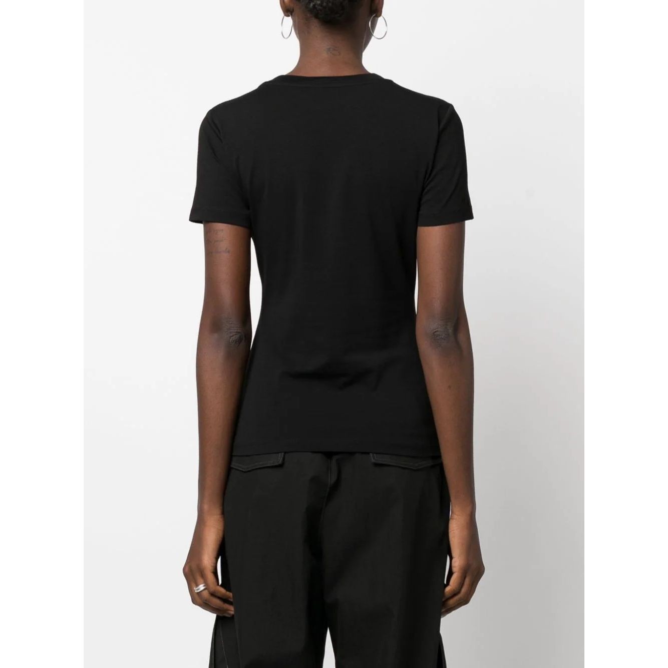 JUST CAVALLI Marškinėliai trump. rankovėmis moterims, Juoda, Tiger t-shirt 3