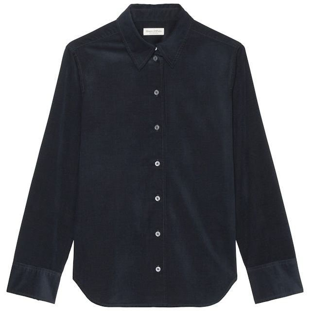 MARC O'POLO Marškiniai ilgomis rankovėmis moterims, Mėlyna, Shirts lon 408088242331