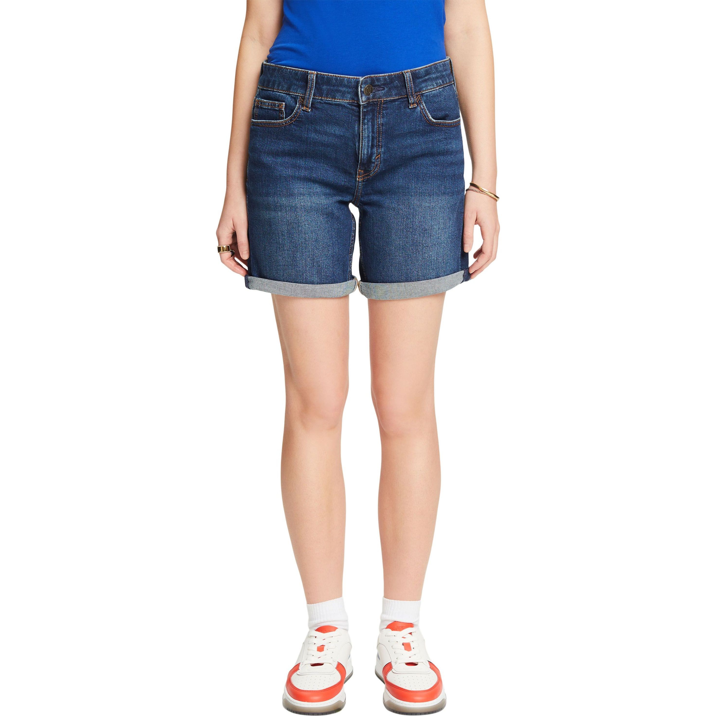 ESPRIT Šortai moterims, Mėlyna, rcs m reg Shorts 2