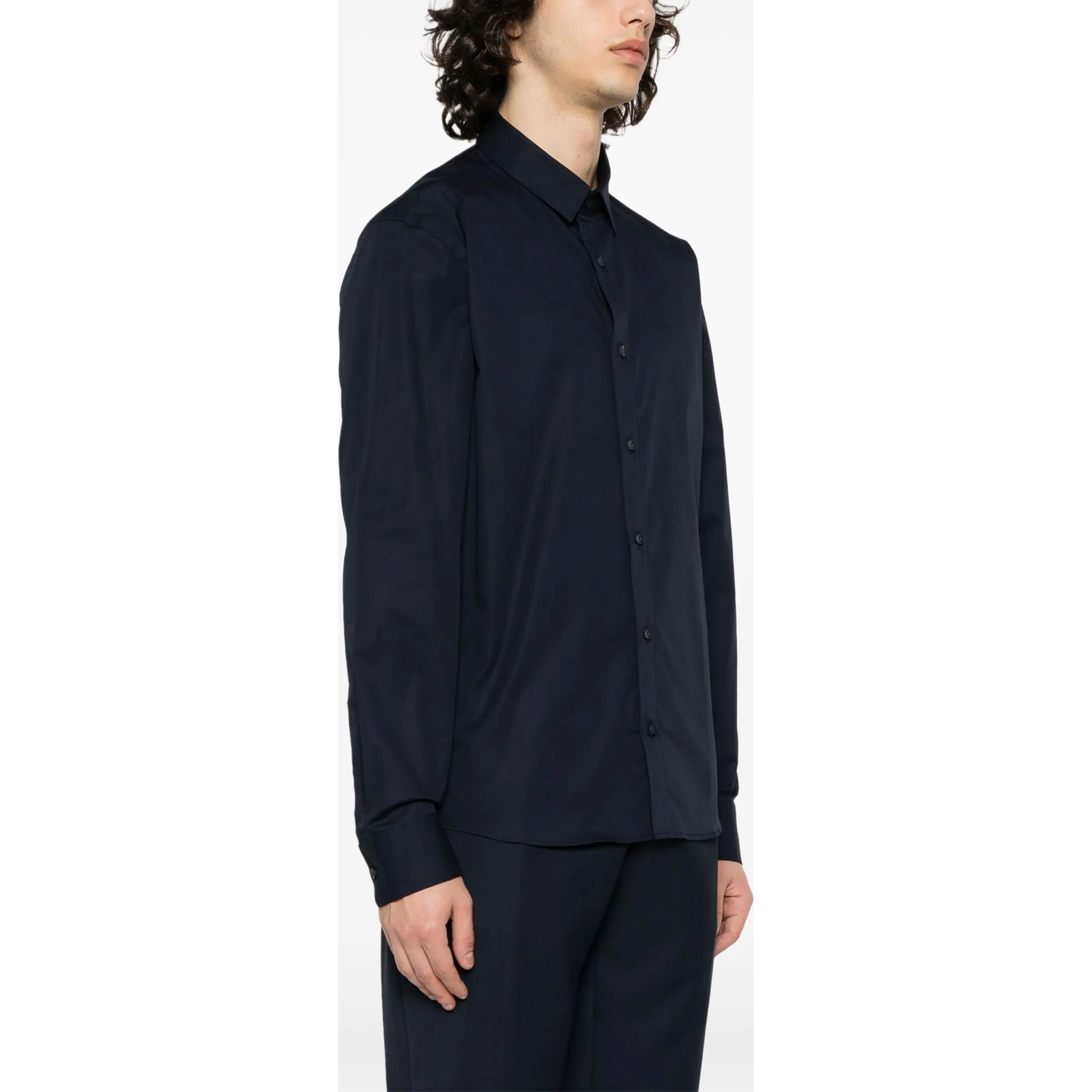 CALVIN KLEIN Marškiniai ilgomis rankovėmis vyrams, Mėlyna, L/s shirt 2