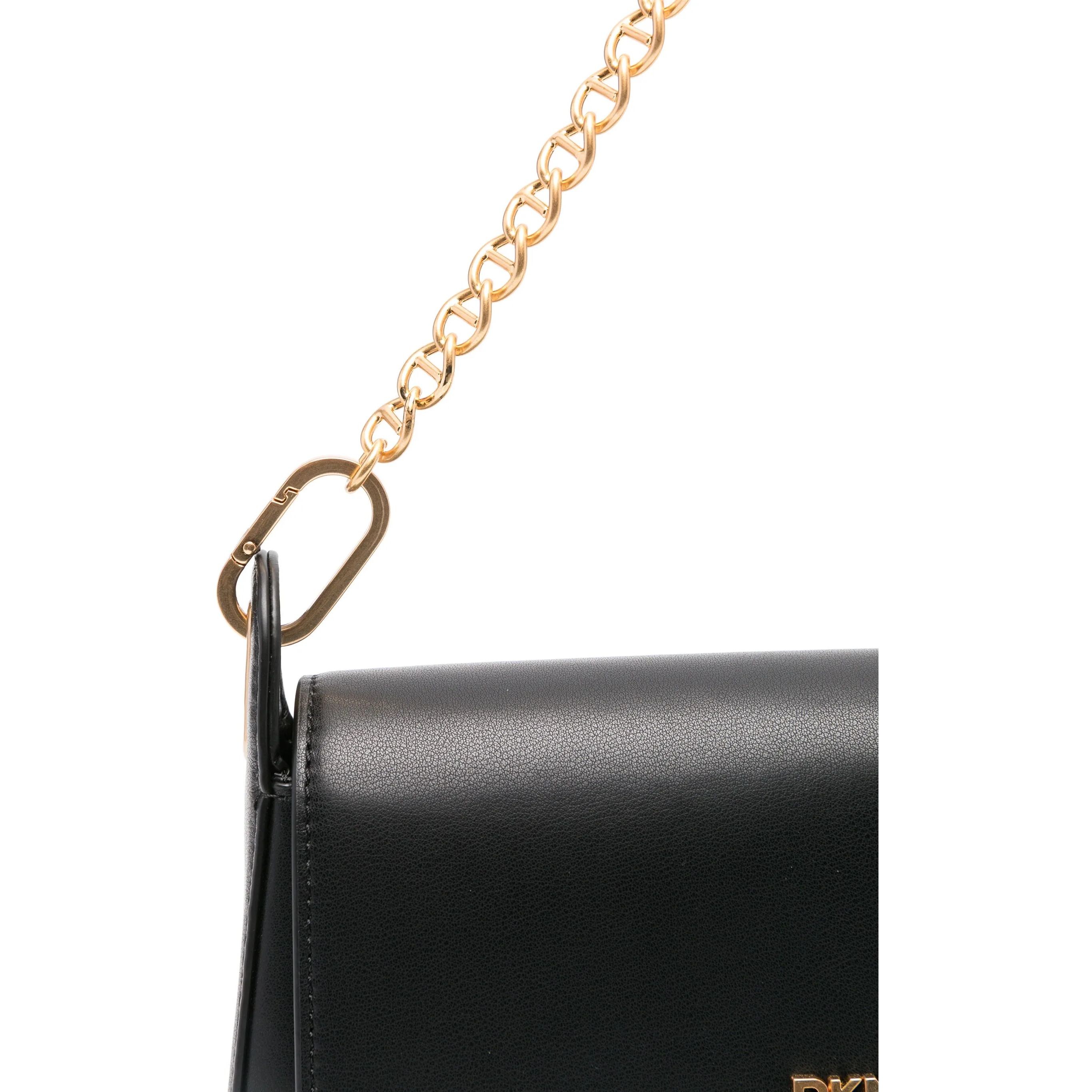 DKNY Rankinė per petį moterims, Juoda, Belen flap crossbody 3