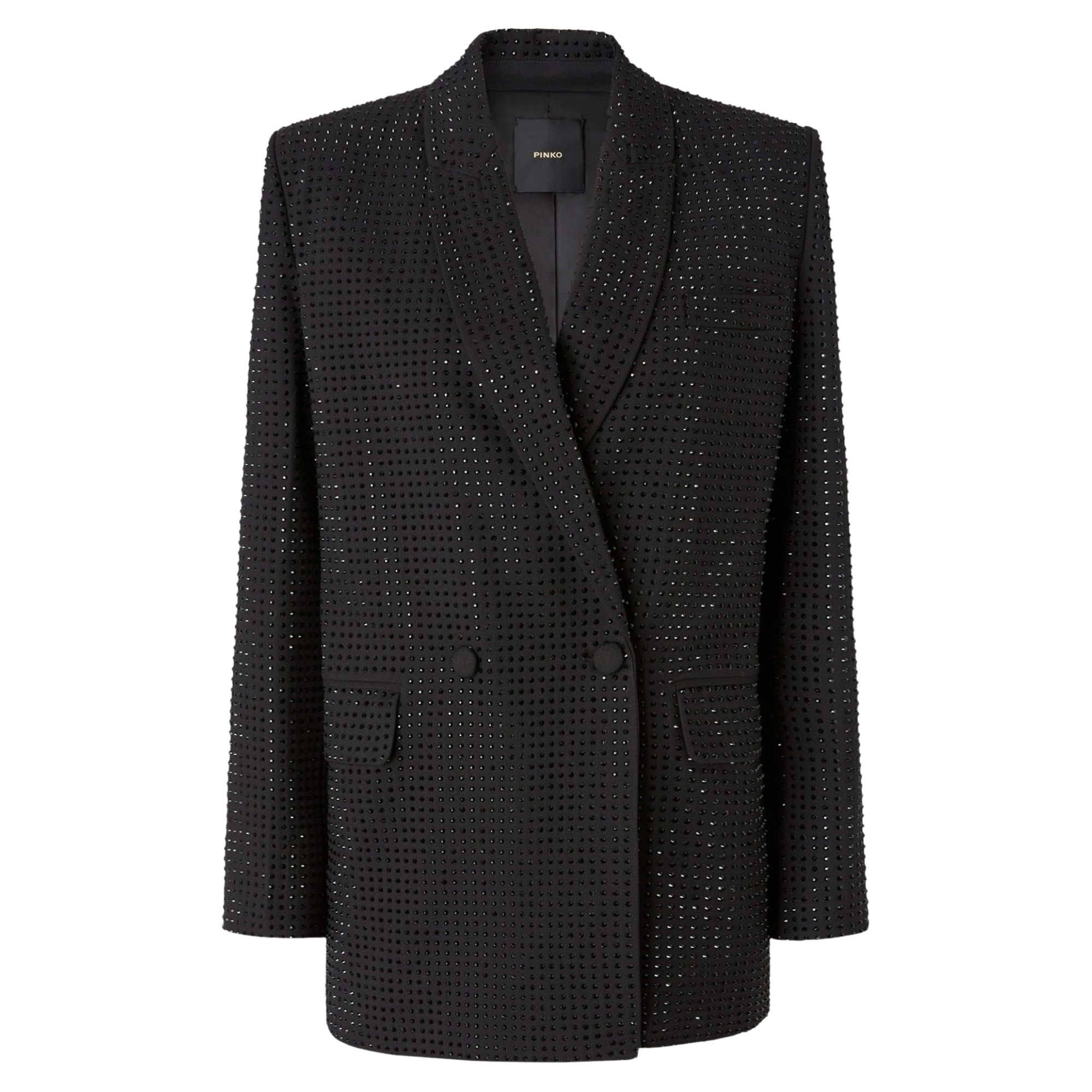 PINKO Švarkas moterims, Juoda, Deledda jacket 1