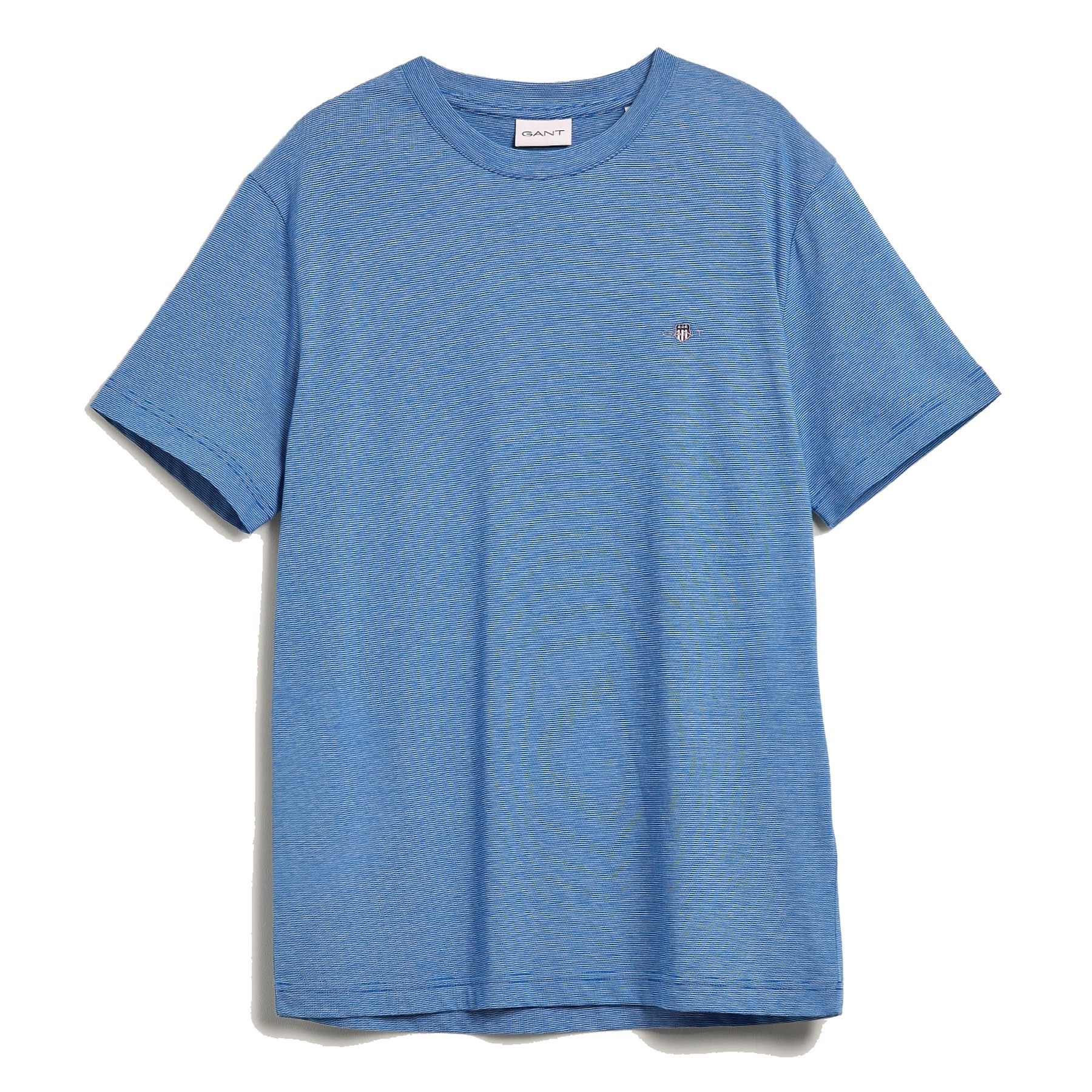 GANT Marškinėliai trump. rankovėmis vyrams, Mėlyna, Small stripe t-shirt