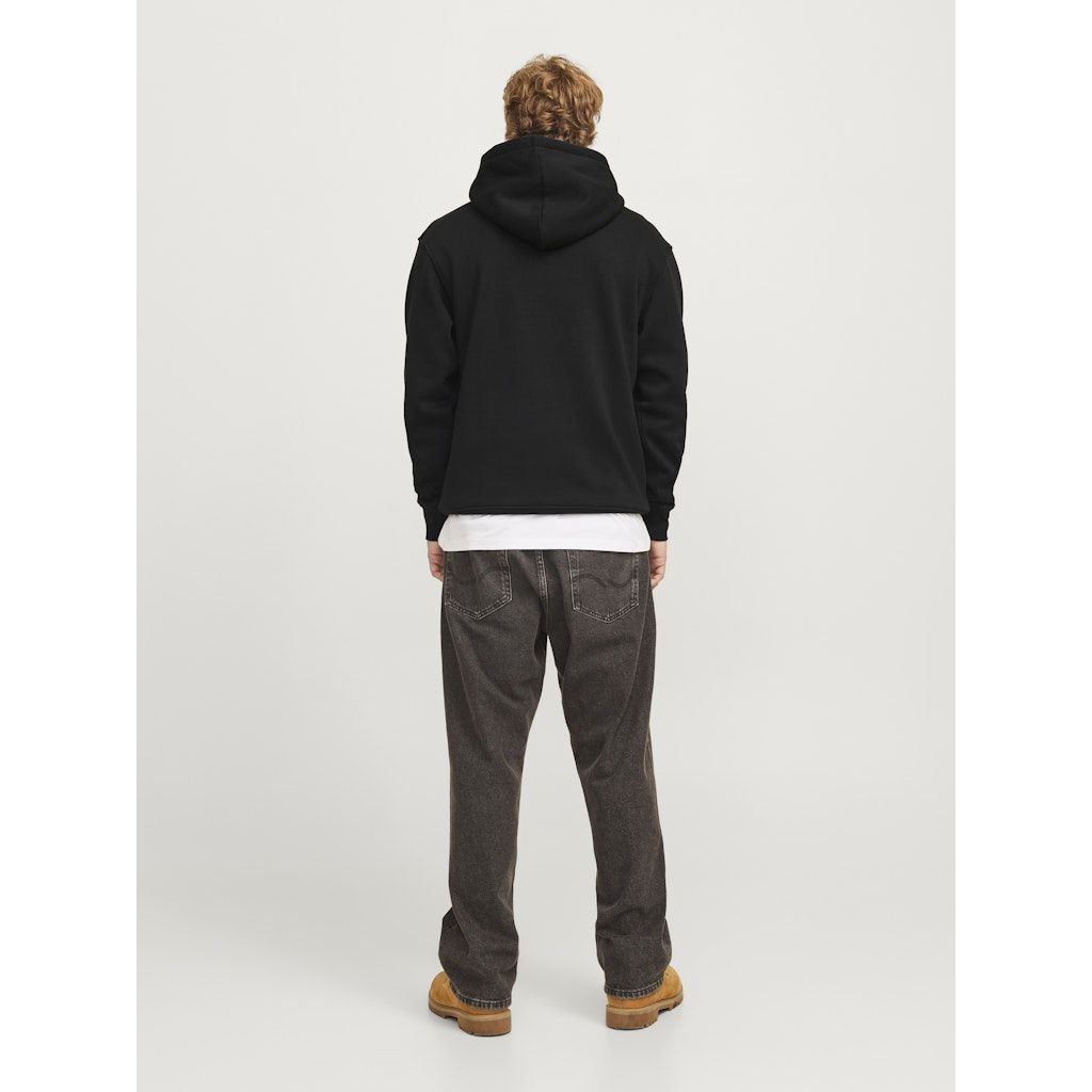 JACK & JONES Džemperis vyrams, Juoda, Tree sweat hood 3