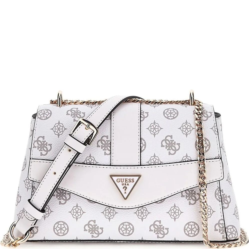GUESS Rankinė per petį moterims, Balta, Dorys crossbody 1