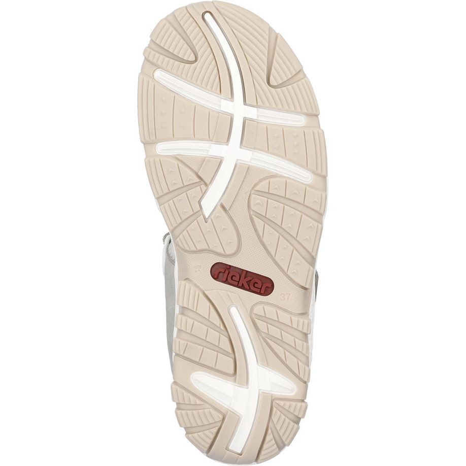 RIEKER Basutės moterims, Pilka, SANDALS 9