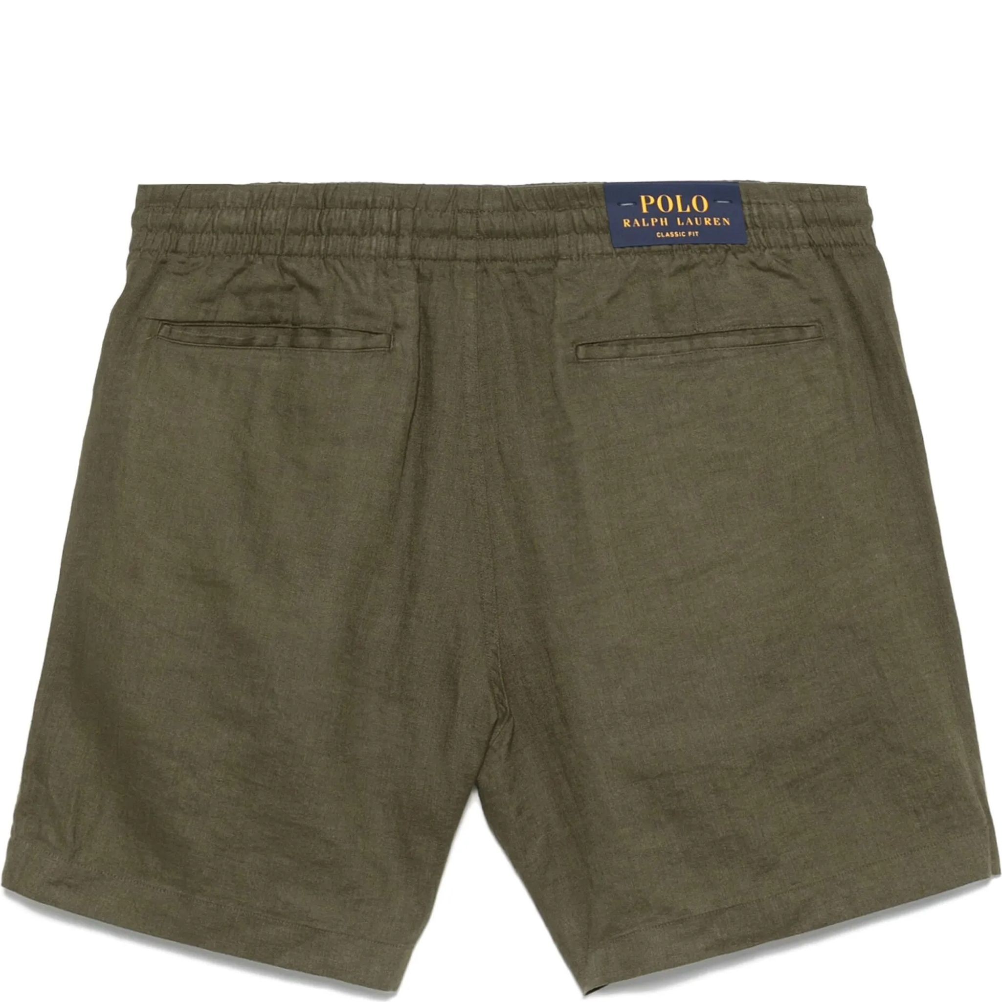 POLO RALPH LAUREN Šortai vyrams, Žalia, Flat front shorts 1