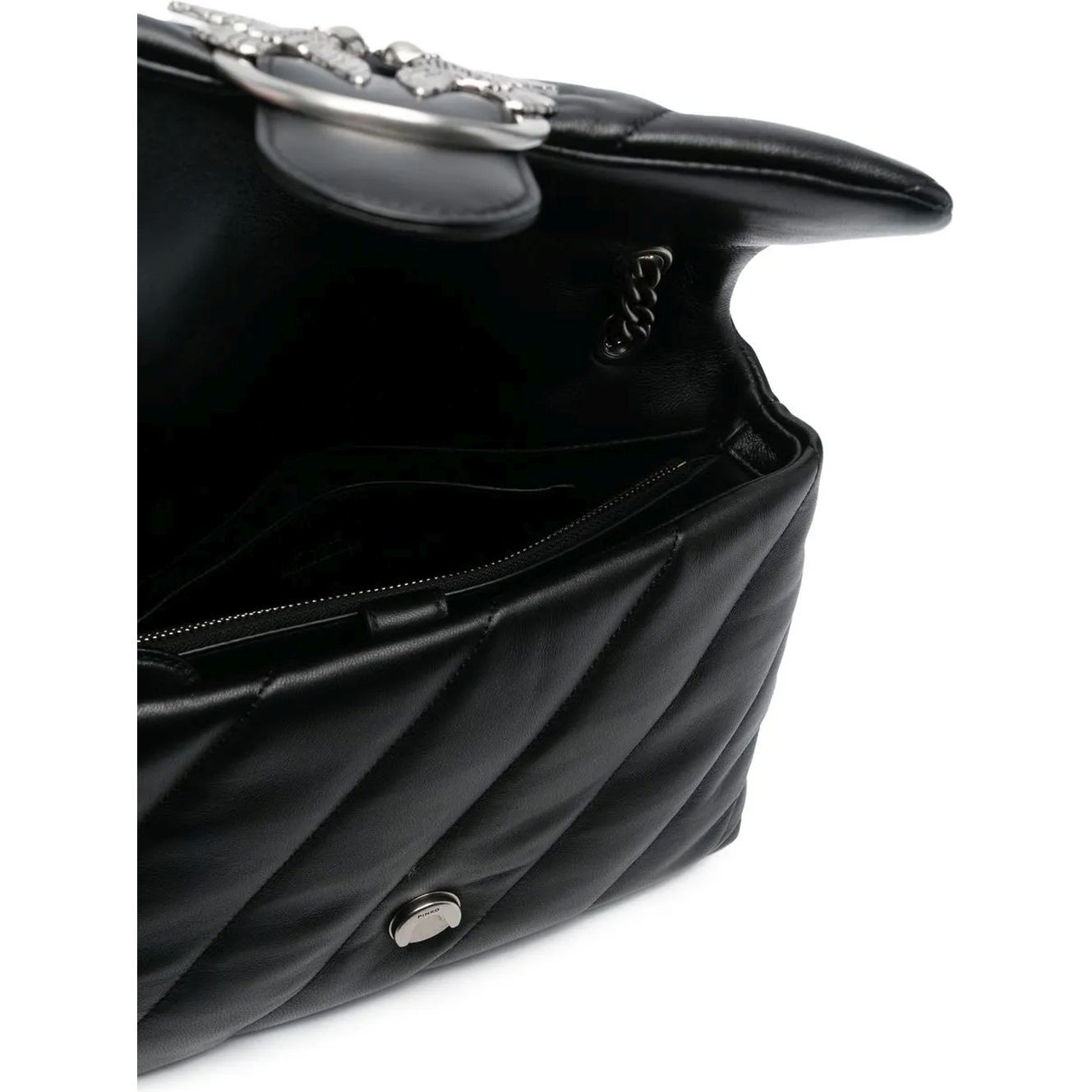 PINKO Rankinė per petį moterims, Juoda, Love puff sholder bag 4